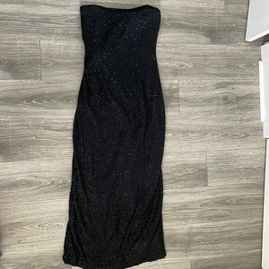 Michaelangelo Strapless beades evening gown